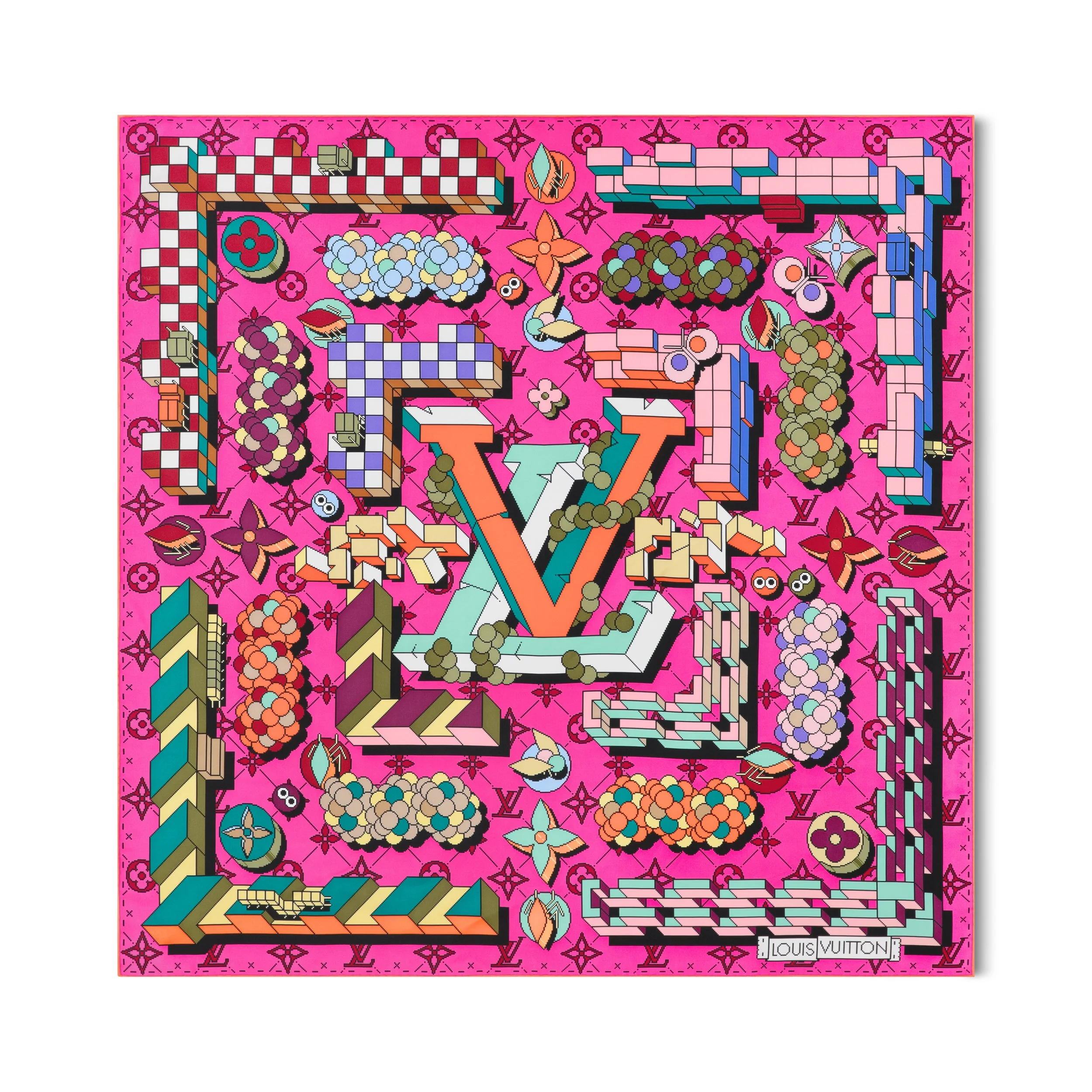 LOUIS VUITTON PRESENTS A NEW COLLECTION OF SILK SCARVES — Numéro